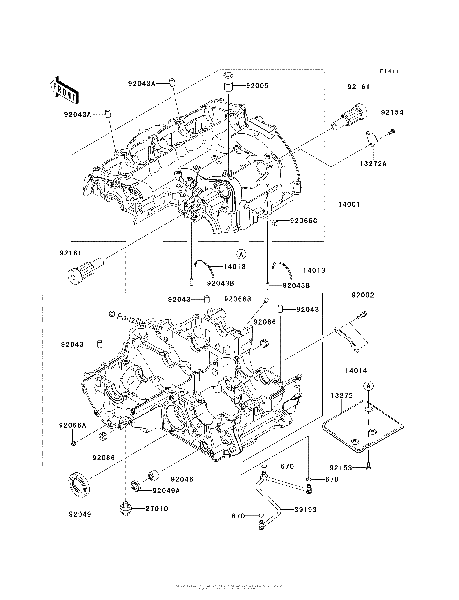 Diagrama de CRANKCASE