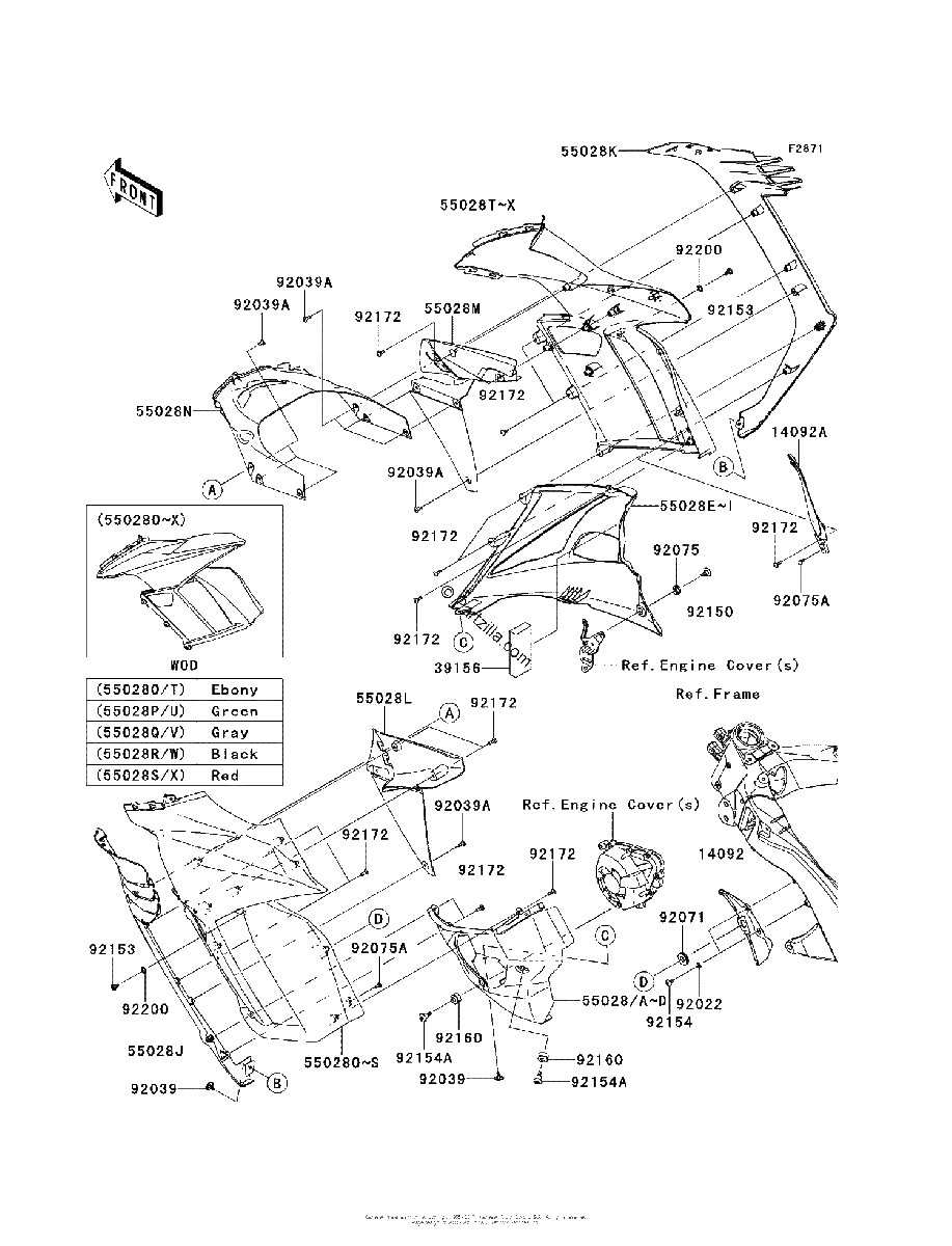 Diagrama de COWLING CENTER