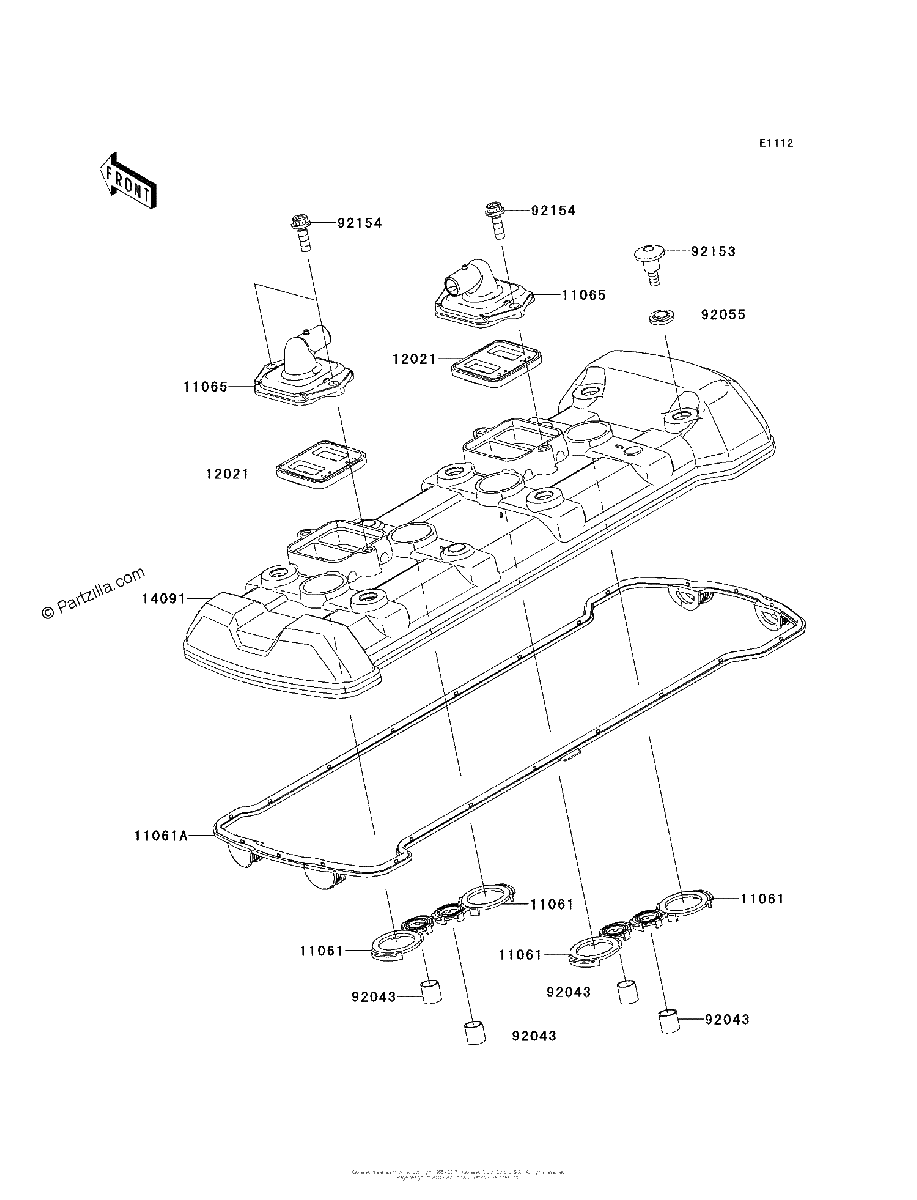 Diagrama de CYLINDER HEAD COVER