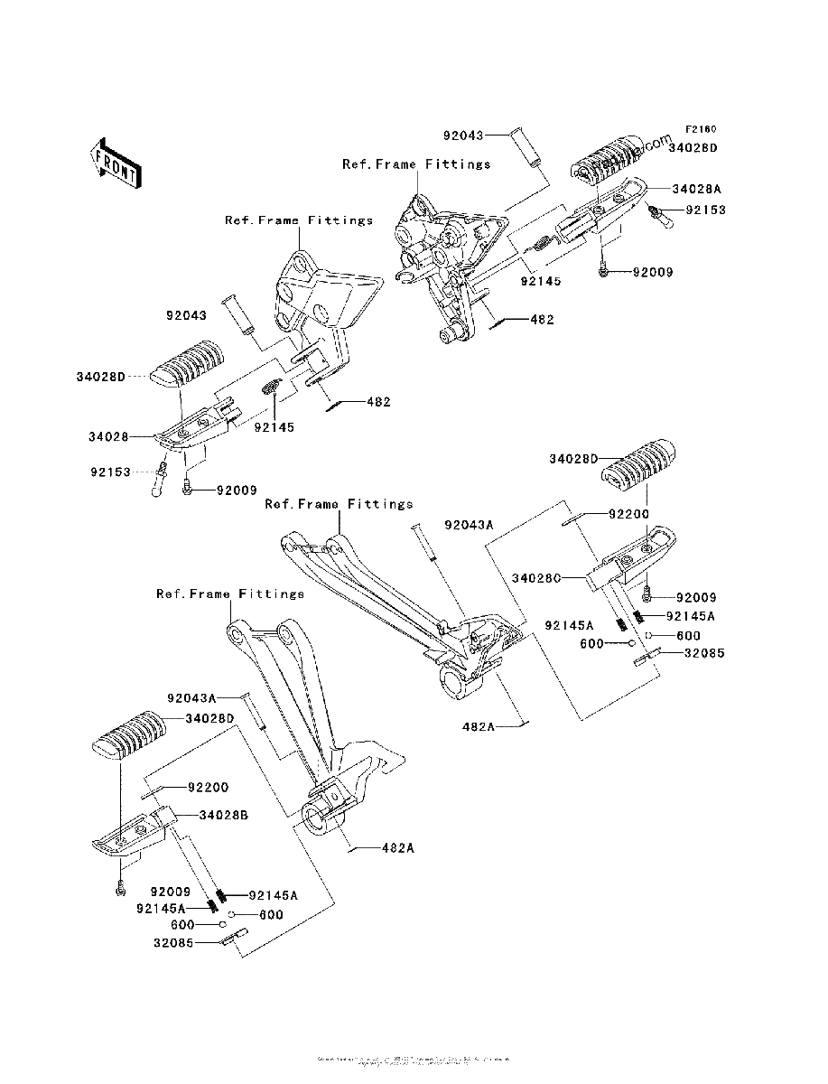 Diagrama de FOOTRESTS