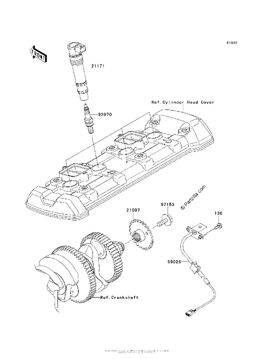Diagrama de IGNITION SYSTEM
