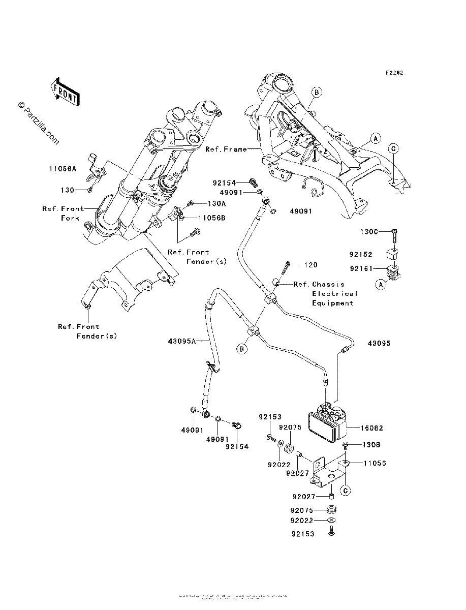 Diagrama de BRAKE PIPING