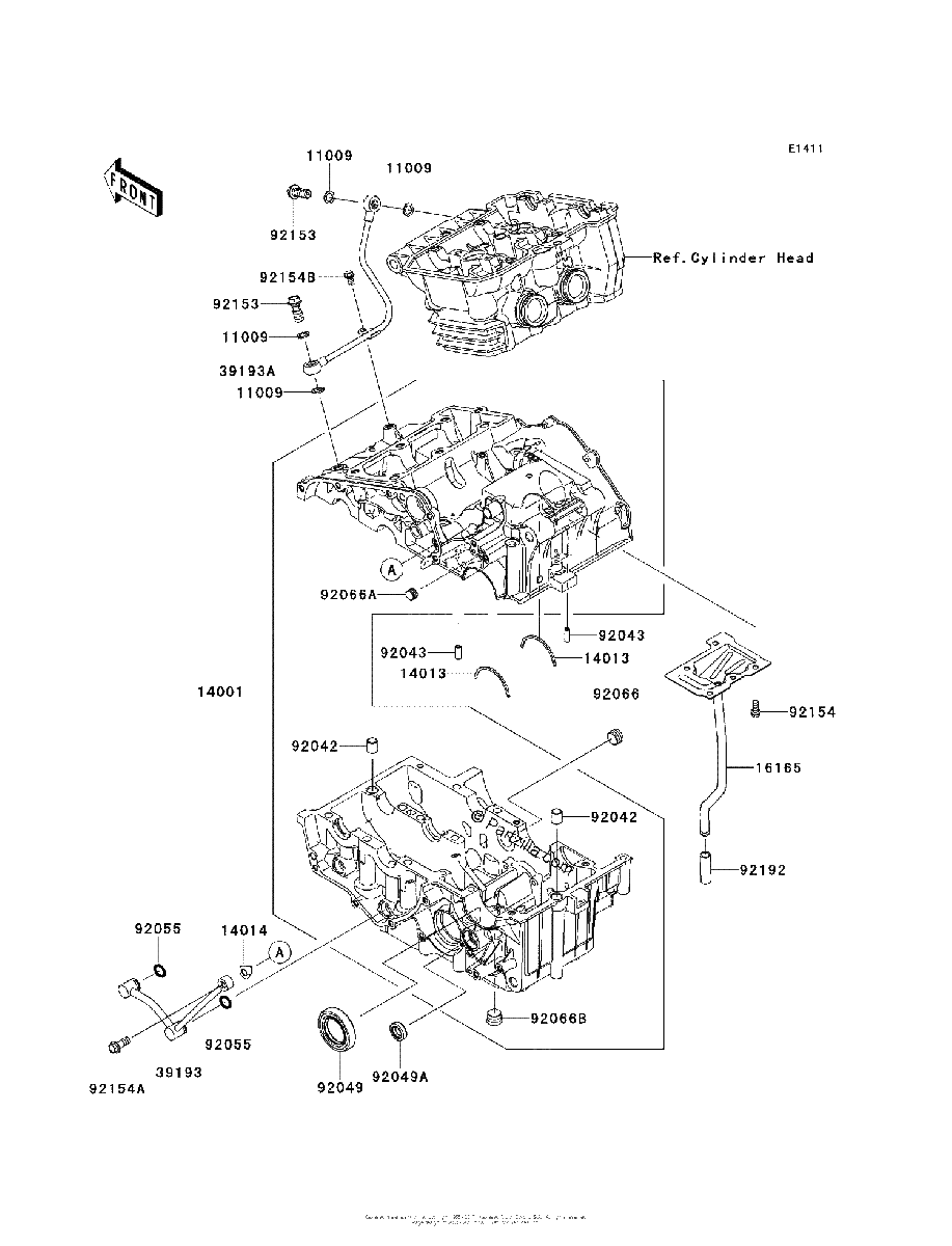 Diagrama de CRANKCASE
