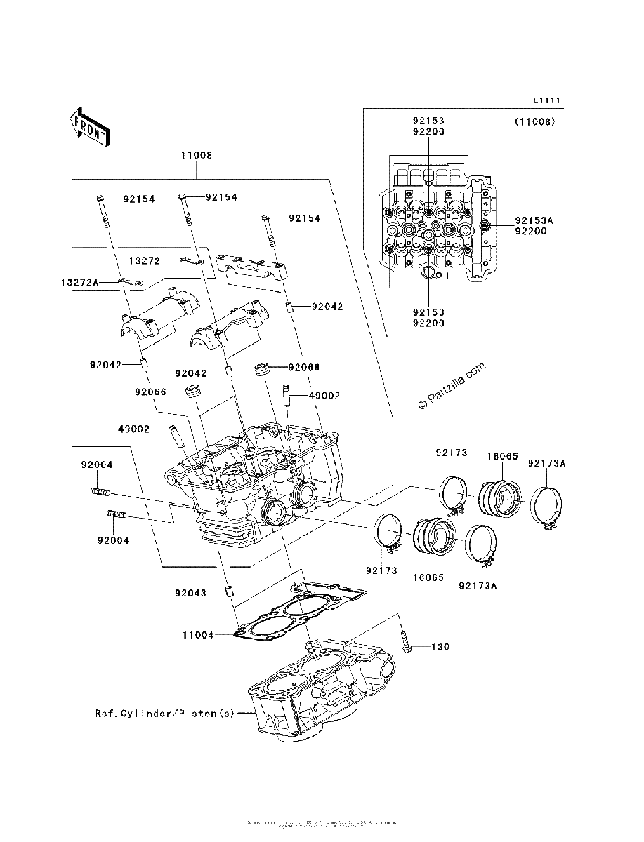 Diagrama de CYLINDER HEAD