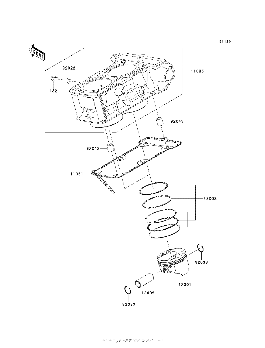 Diagrama de CYLINDER PISTON S