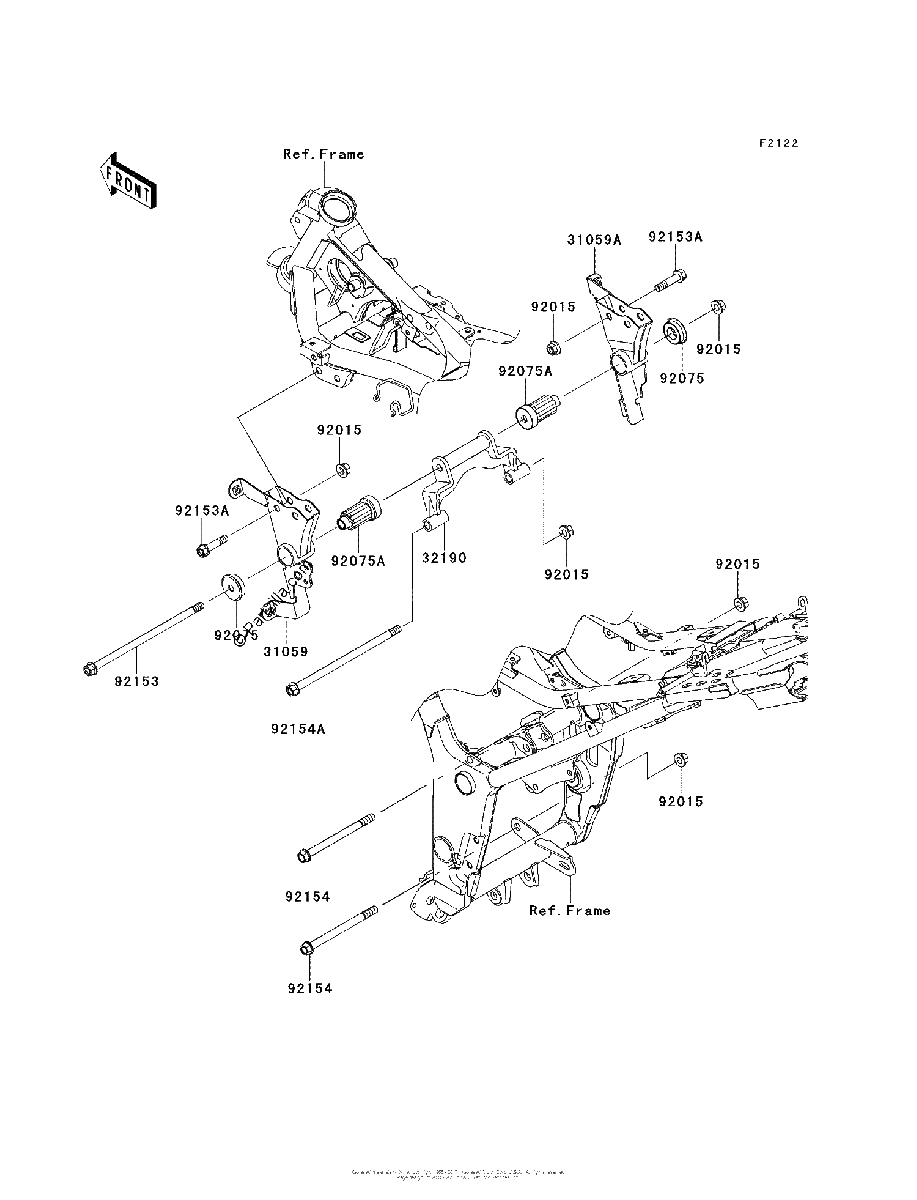 Diagrama de ENGINE MOUNT