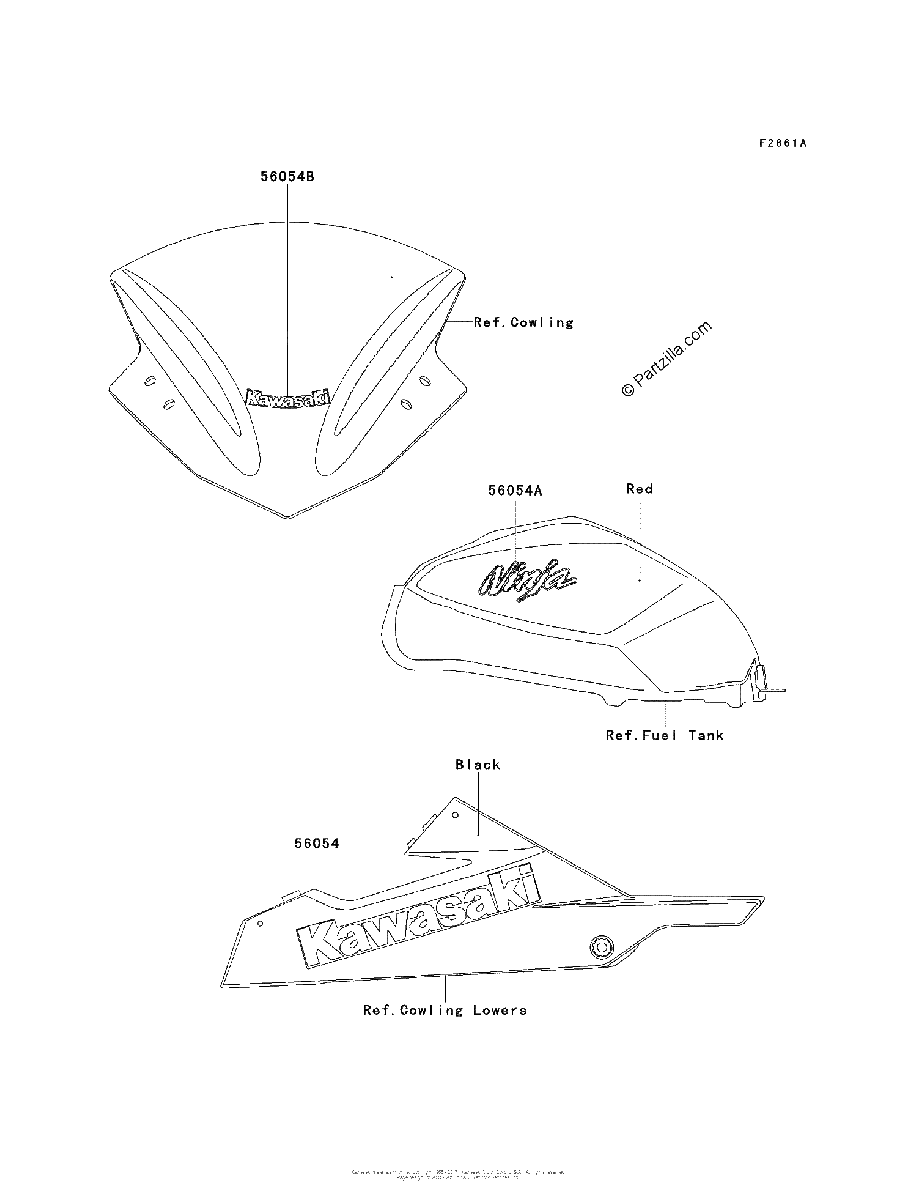 Diagrama de DECALS RED ADF