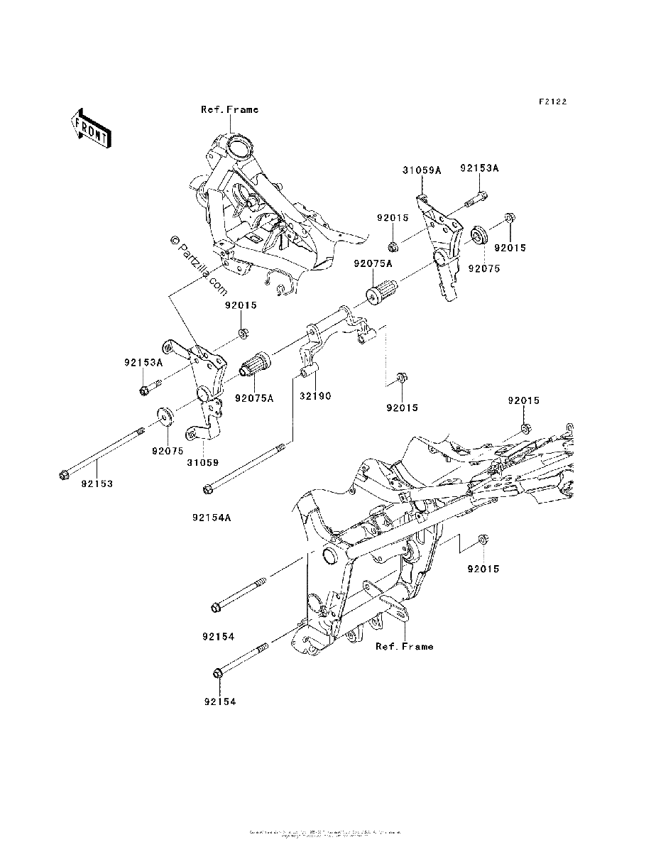 Diagrama de ENGINE MOUNT