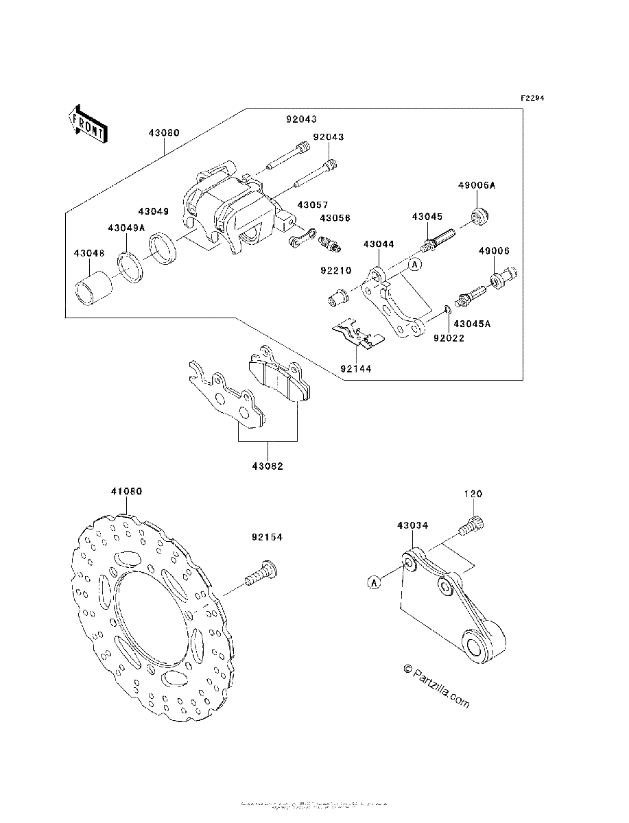 Diagrama de REAR BRAKE