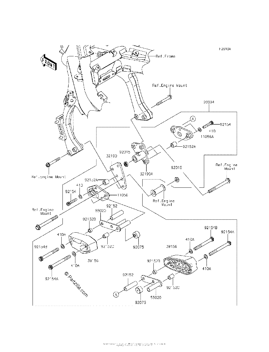 Diagrama de ACCESSORY ENGINE GUARD