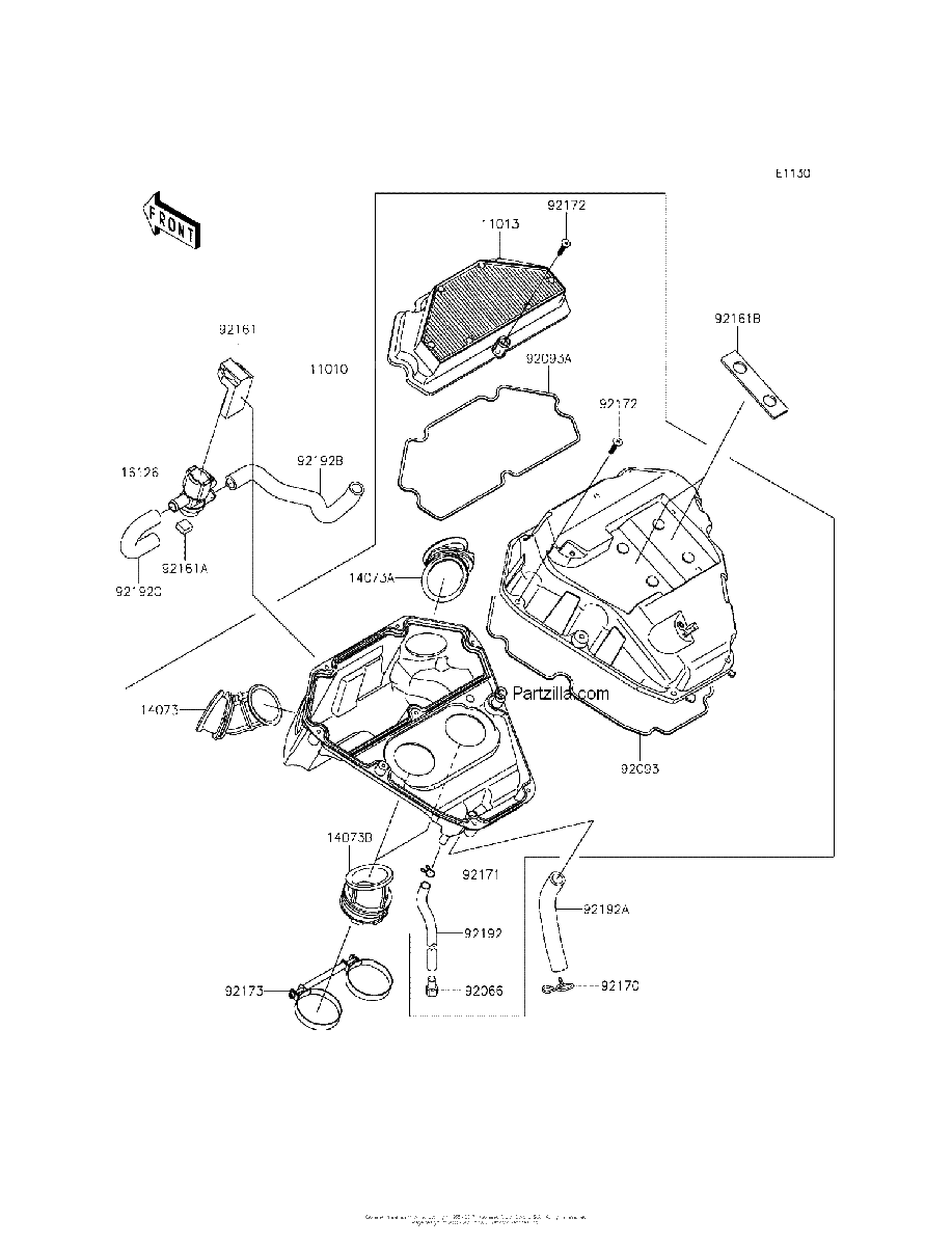 Diagrama de AIR CLEANER