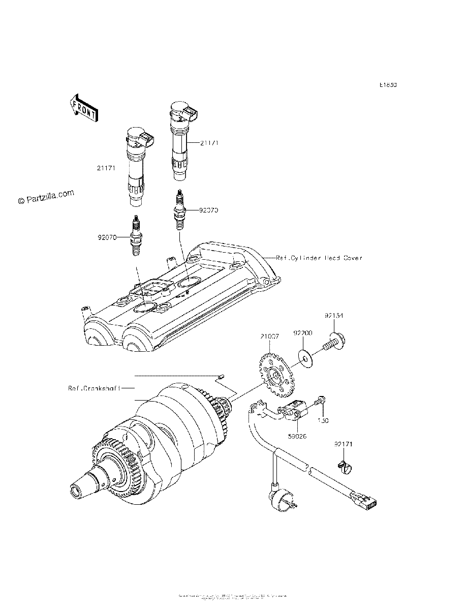 Diagrama de IGNITION SYSTEM