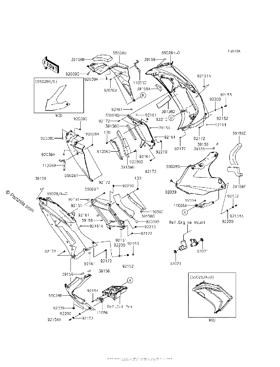 Diagrama de COWLING LOWERS EDS EFF