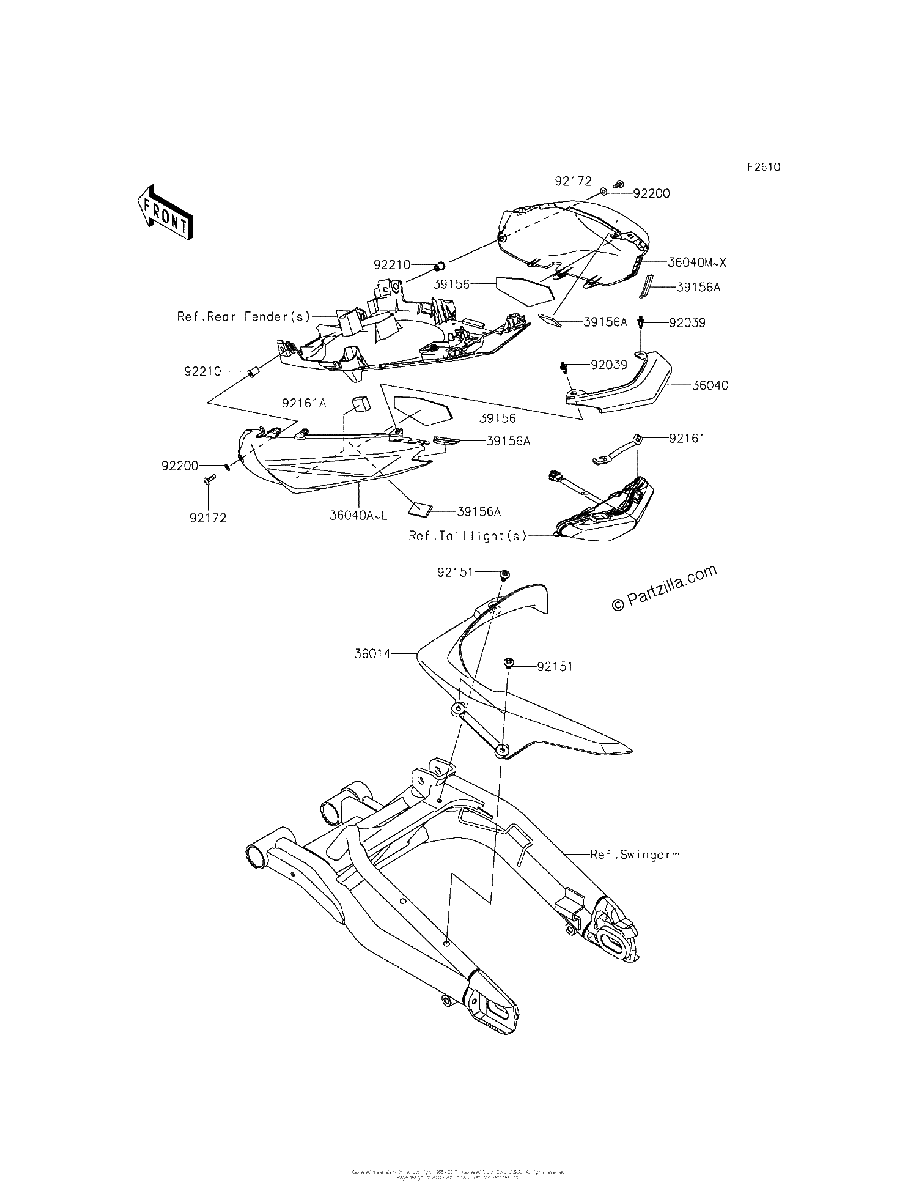 Diagrama de SIDE COVERS CHAIN COVER ECF EFF