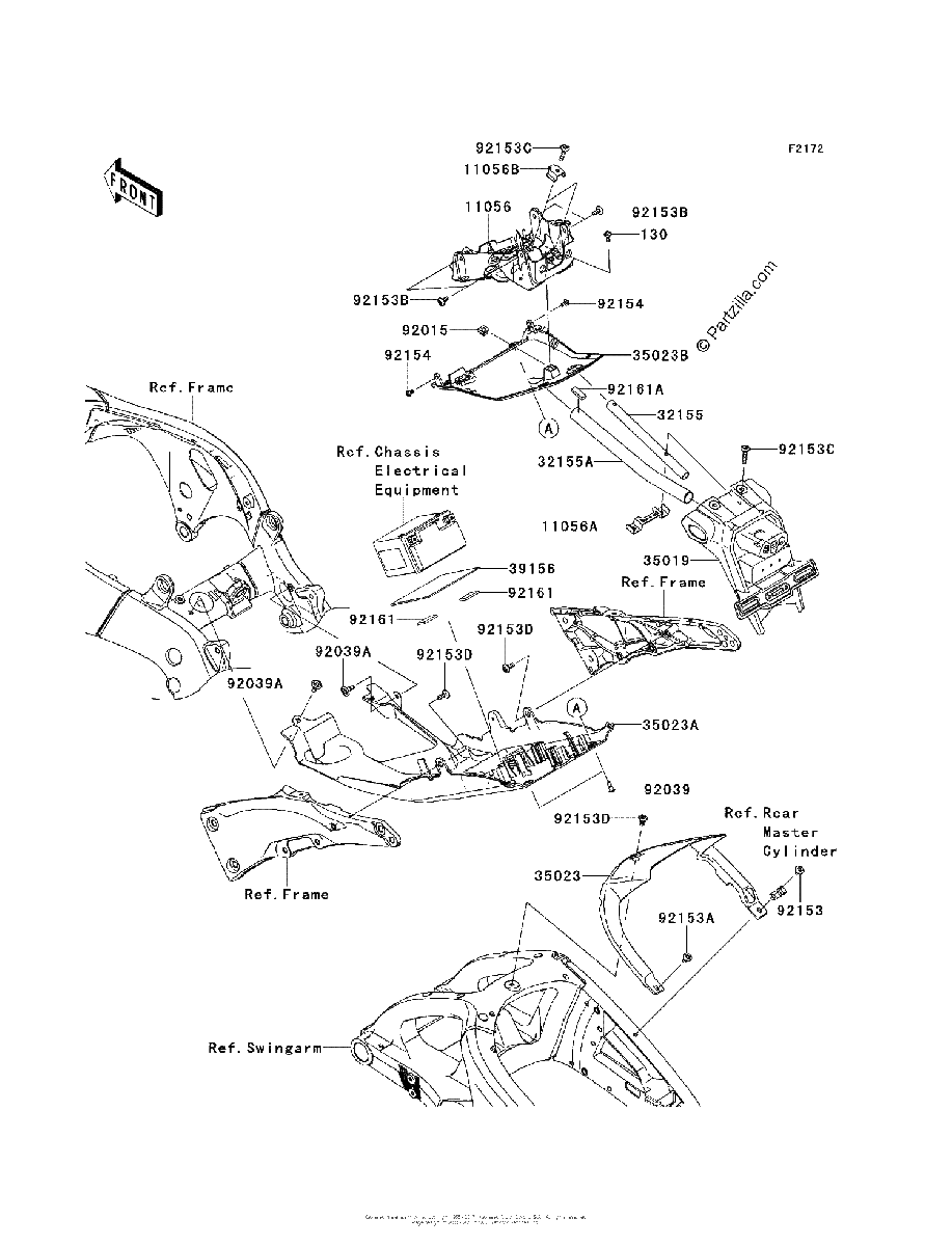 Diagrama de REAR FENDER S