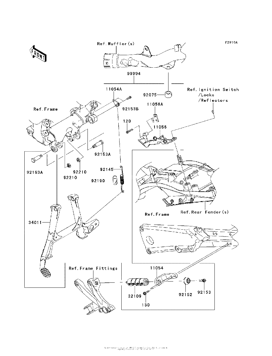 Diagrama de ACCESSORY CENTERSTAND
