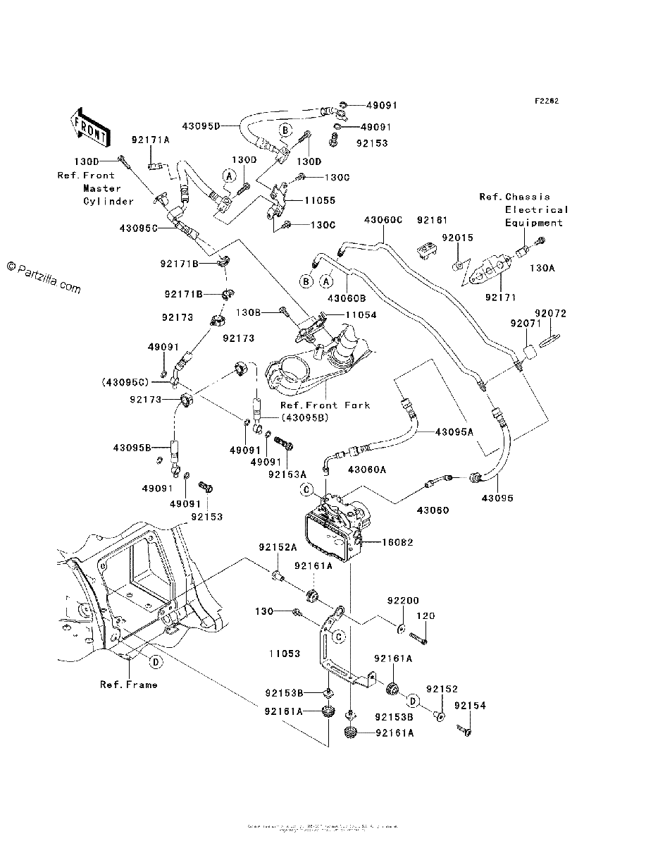 Diagrama de BRAKE PIPING