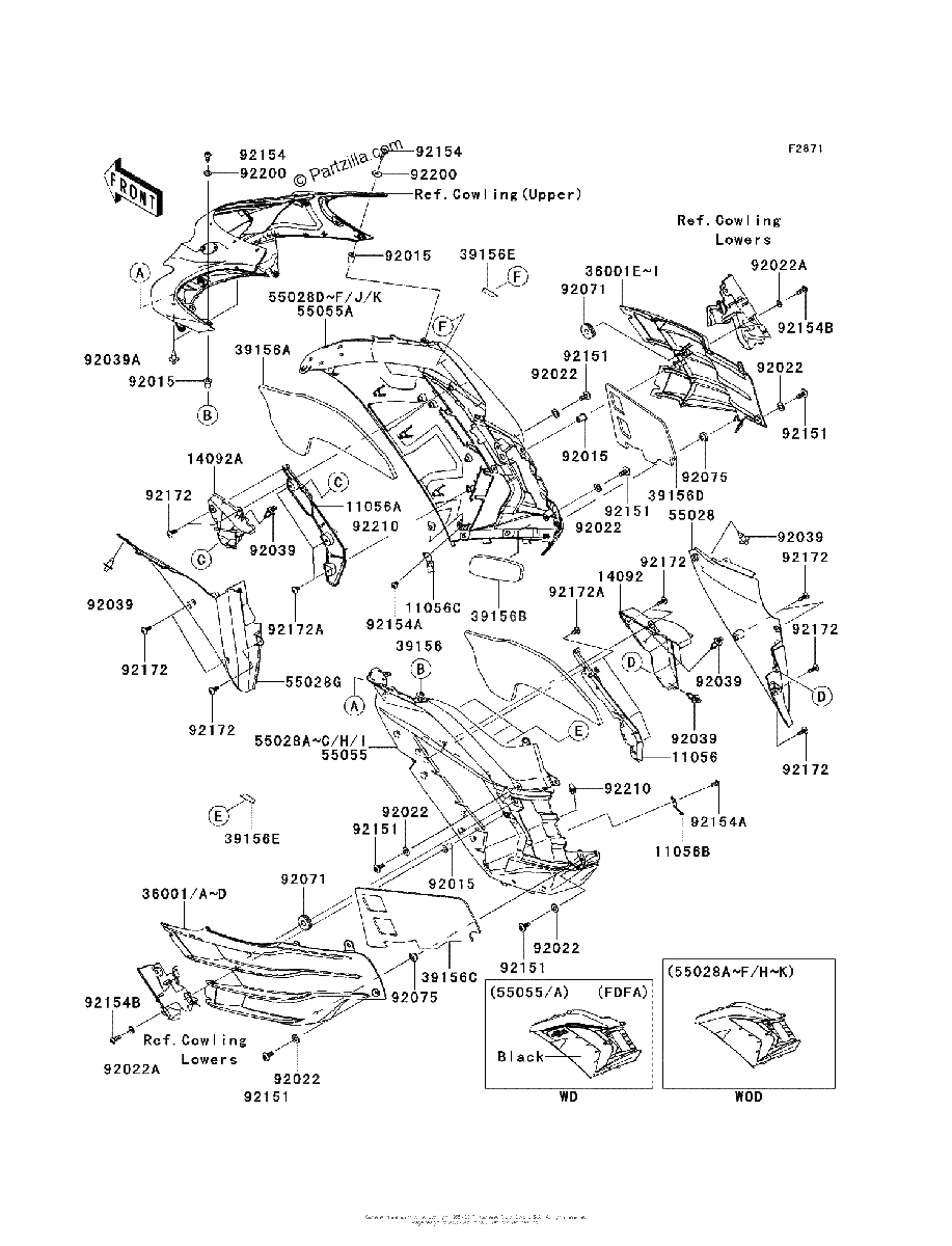 Diagrama de COWLING CENTER
