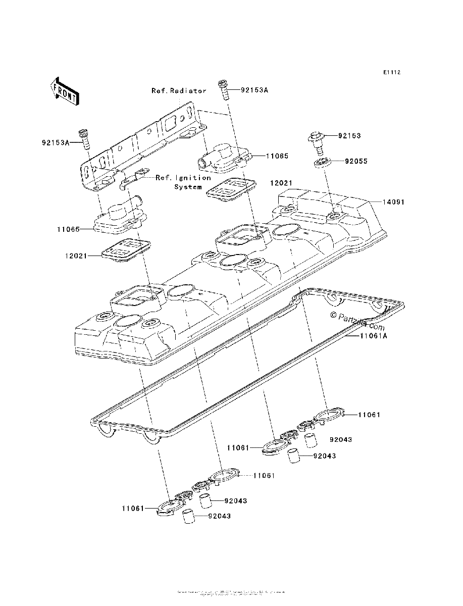 Diagrama de CYLINDER HEAD COVER