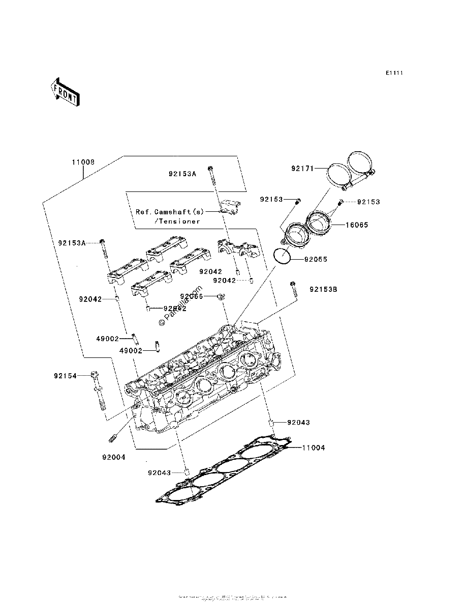 Diagrama de CYLINDER HEAD