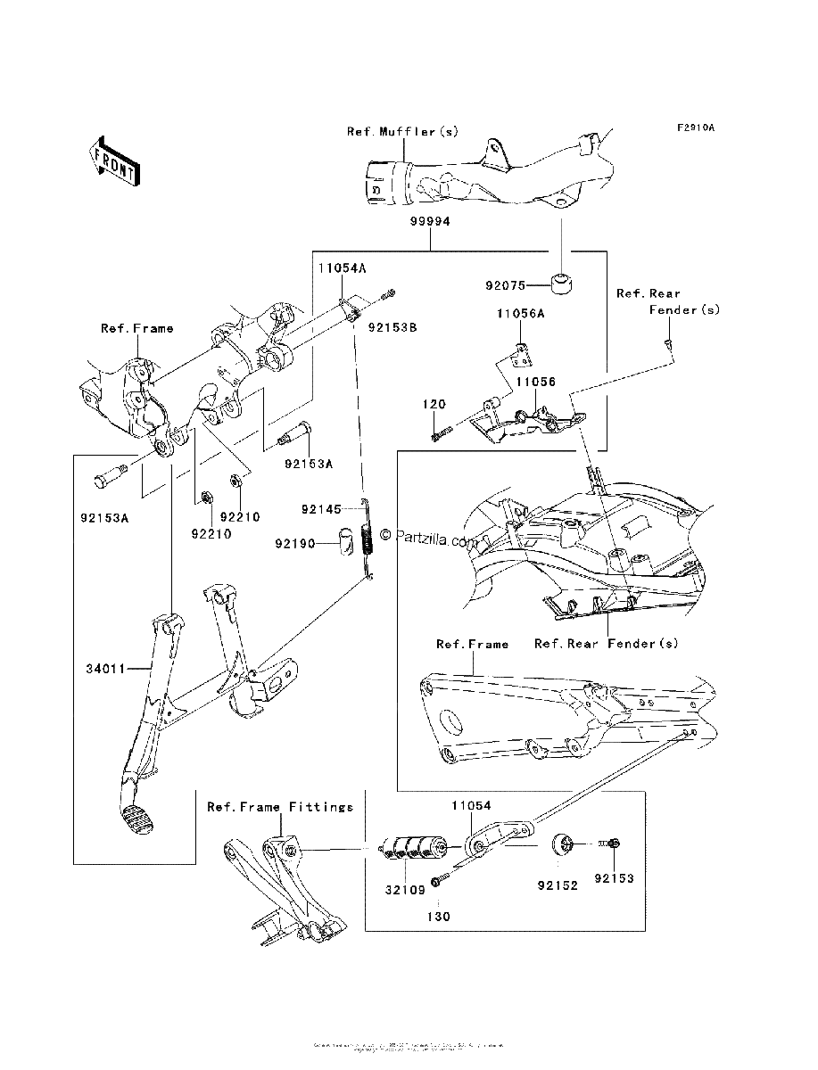 Diagrama de ACCESSORY CENTERSTAND