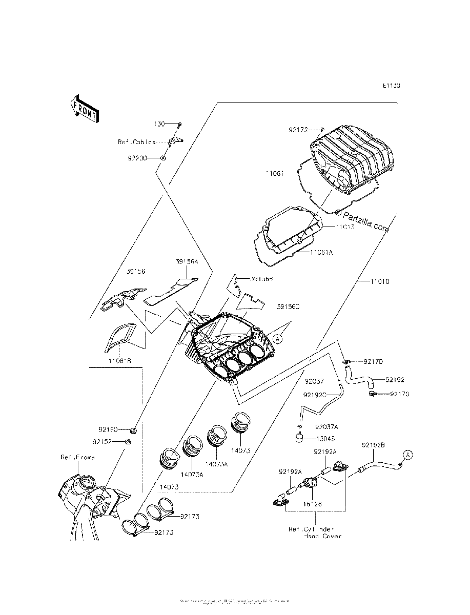 Diagrama de AIR CLEANER