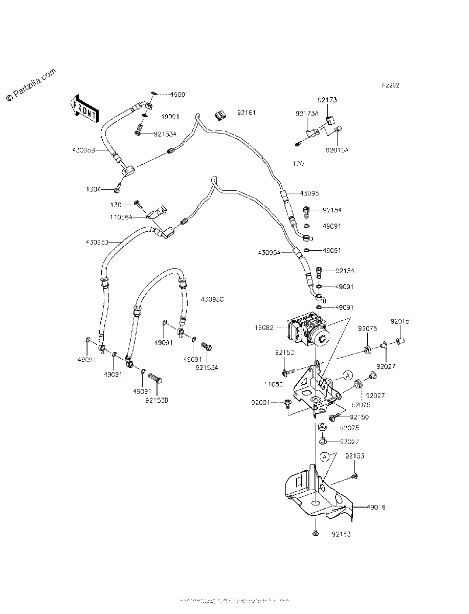 Diagrama de BRAKE PIPING