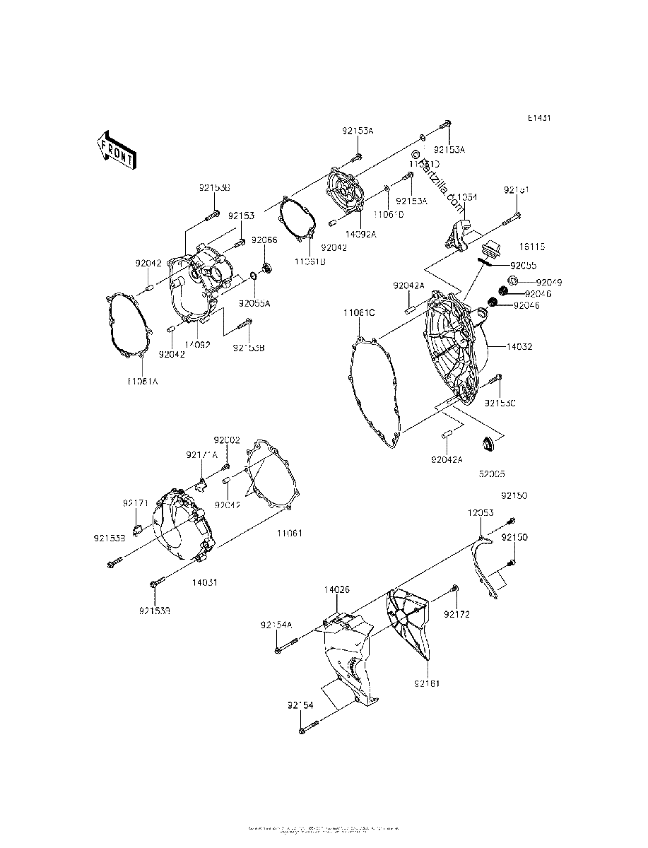 Diagrama de ENGINE COVER S