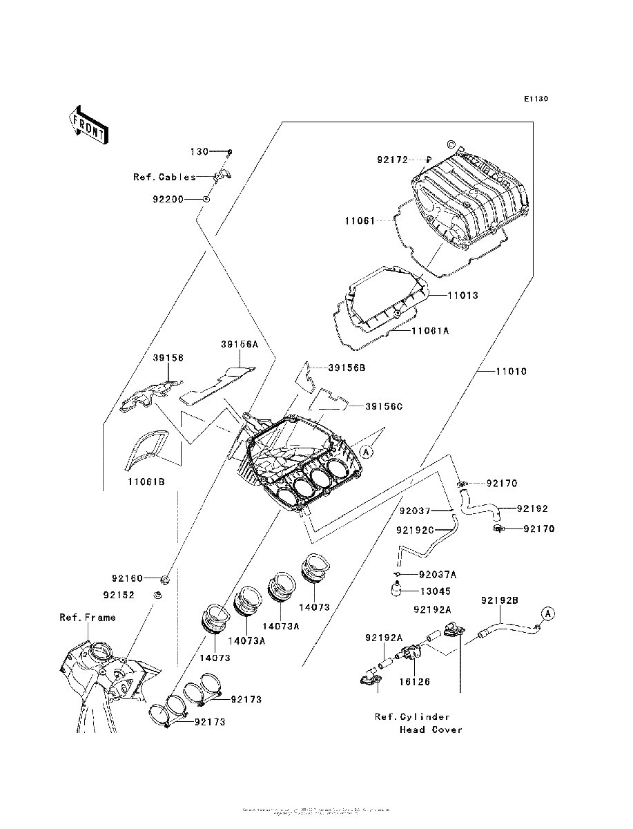 Diagrama de AIR CLEANER
