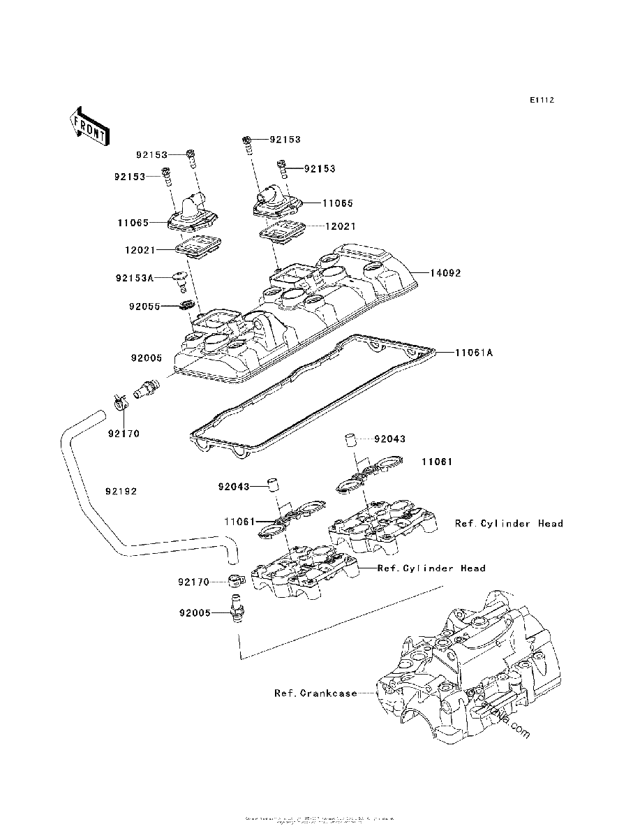Diagrama de CYLINDER HEAD COVER