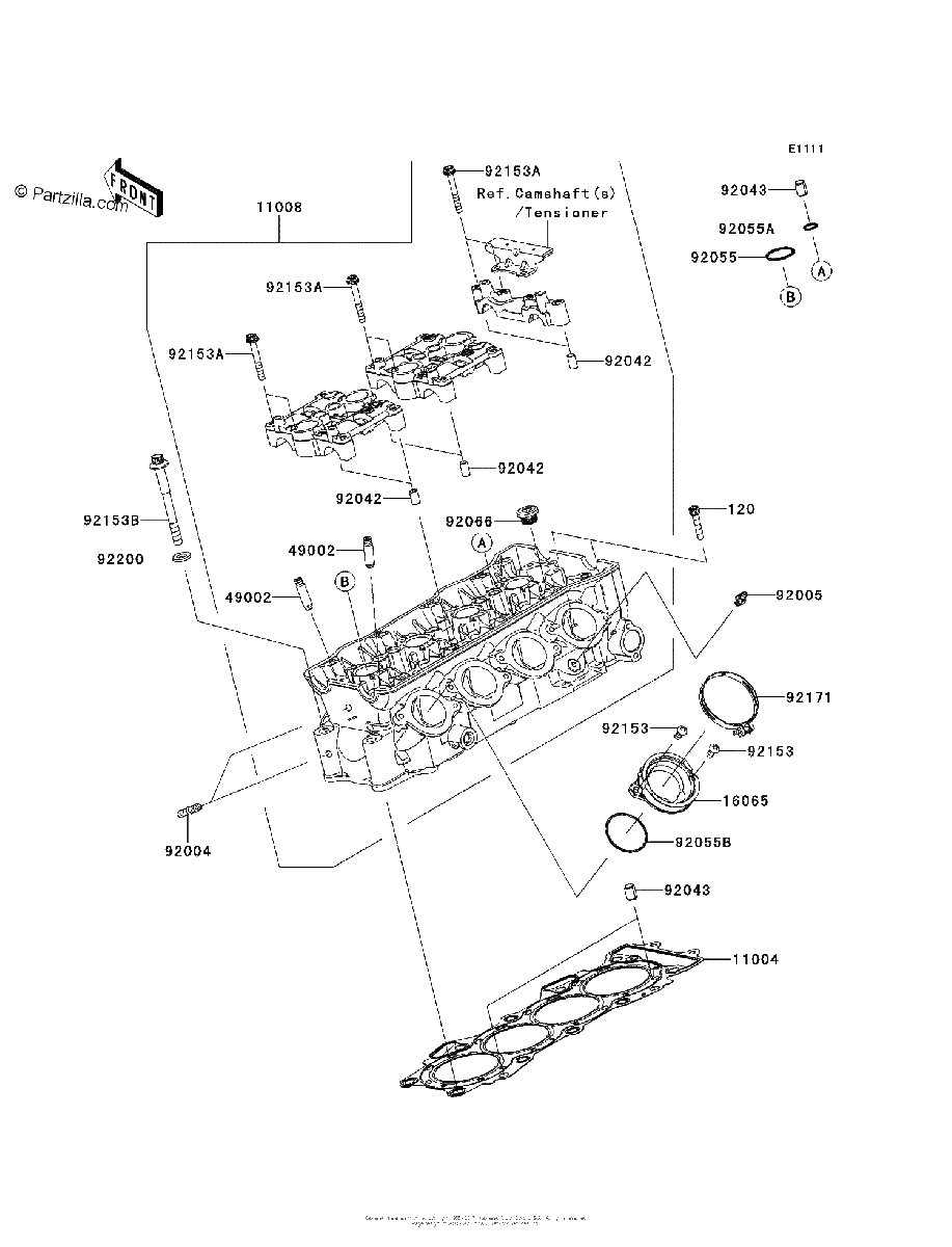 Diagrama de CYLINDER HEAD