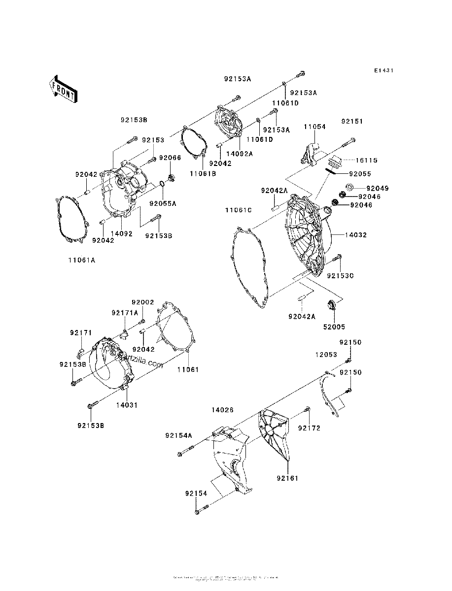 Diagrama de ENGINE COVER S
