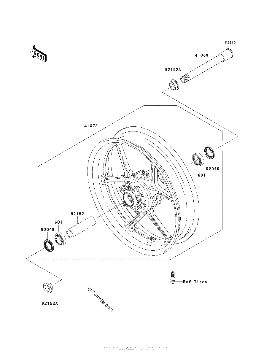 Diagrama de FRONT HUB