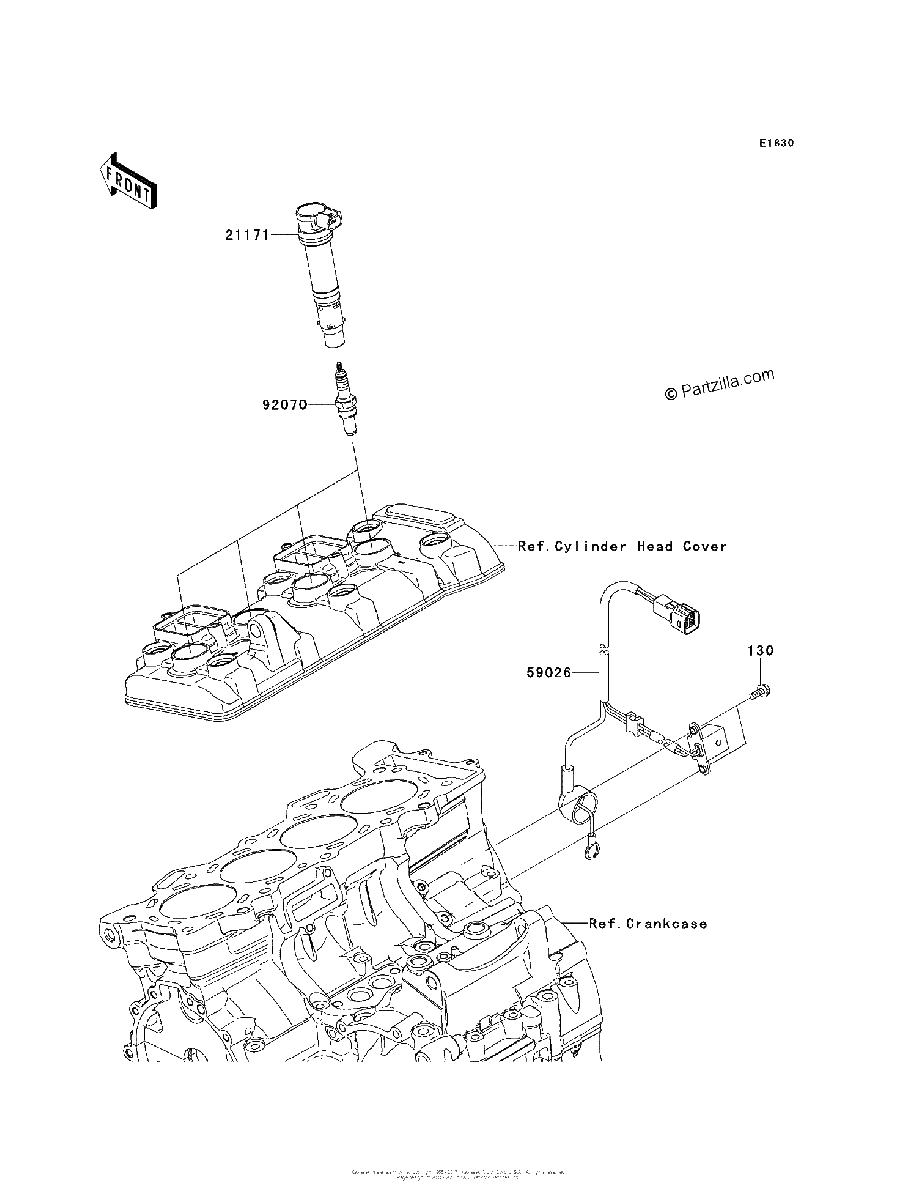 Diagrama de IGNITION SYSTEM