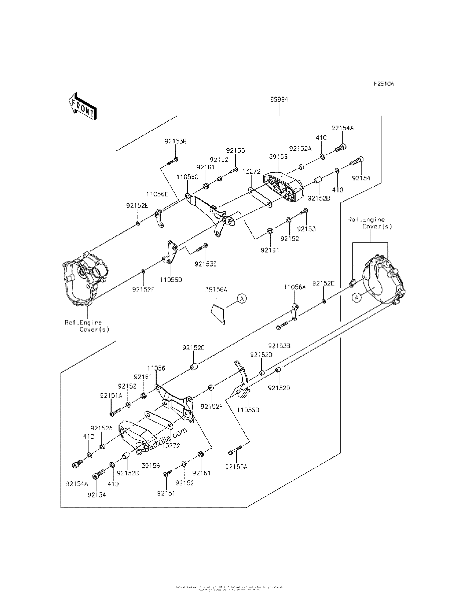 Diagrama de ACCESSORY ENGINE GUARD