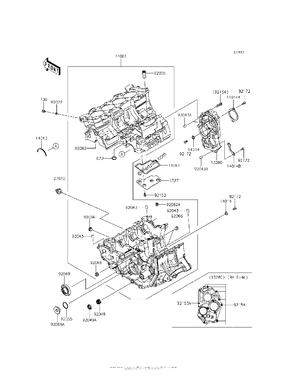 Diagrama de CRANKCASE