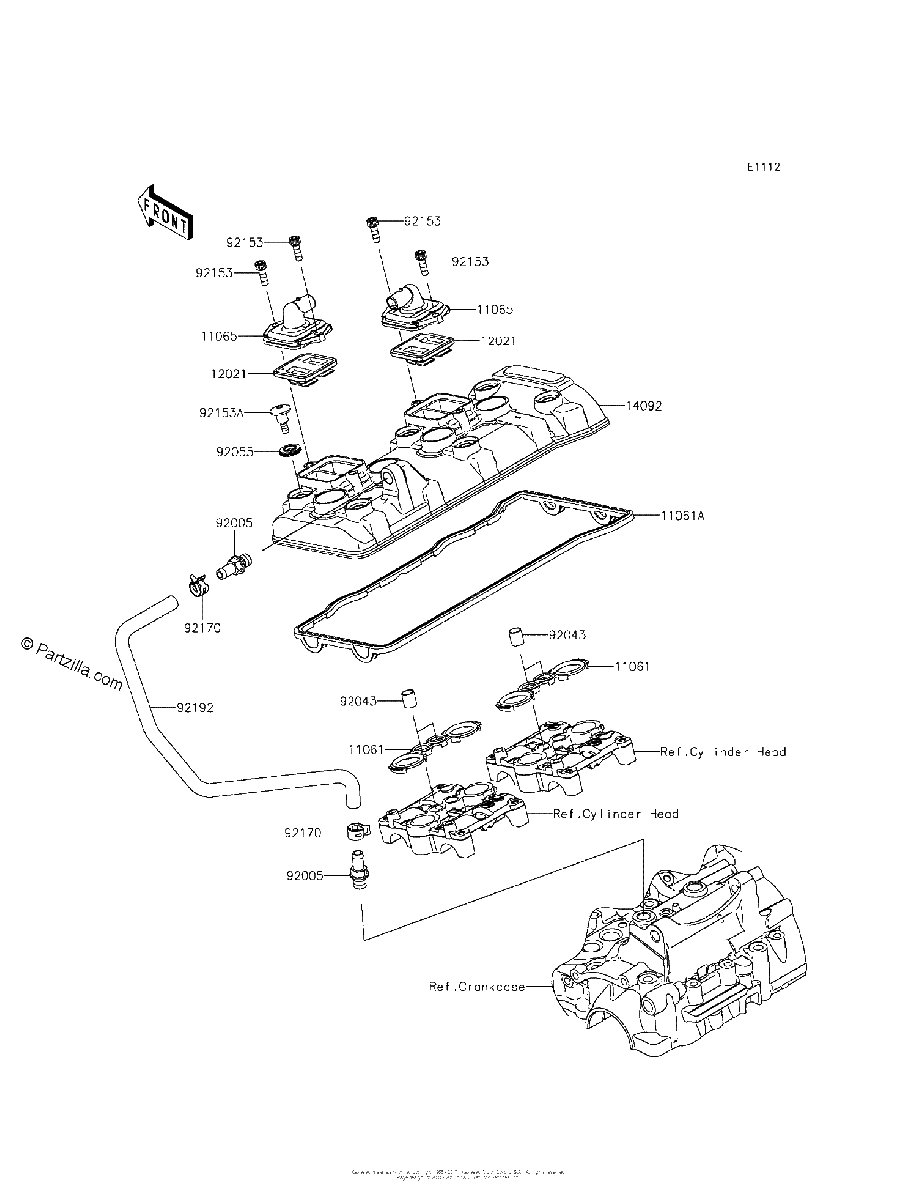 Diagrama de CYLINDER HEAD COVER