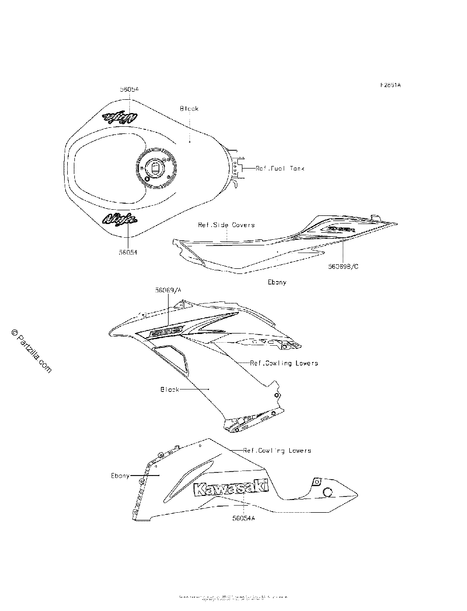 Diagrama de DECALS BLACK EDF