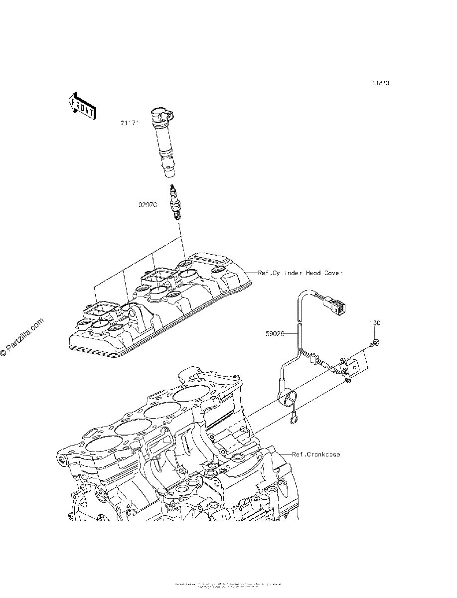 Diagrama de IGNITION SYSTEM