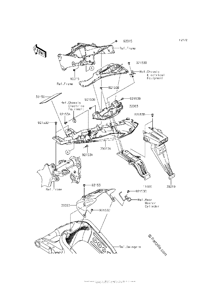 Diagrama de REAR FENDER S