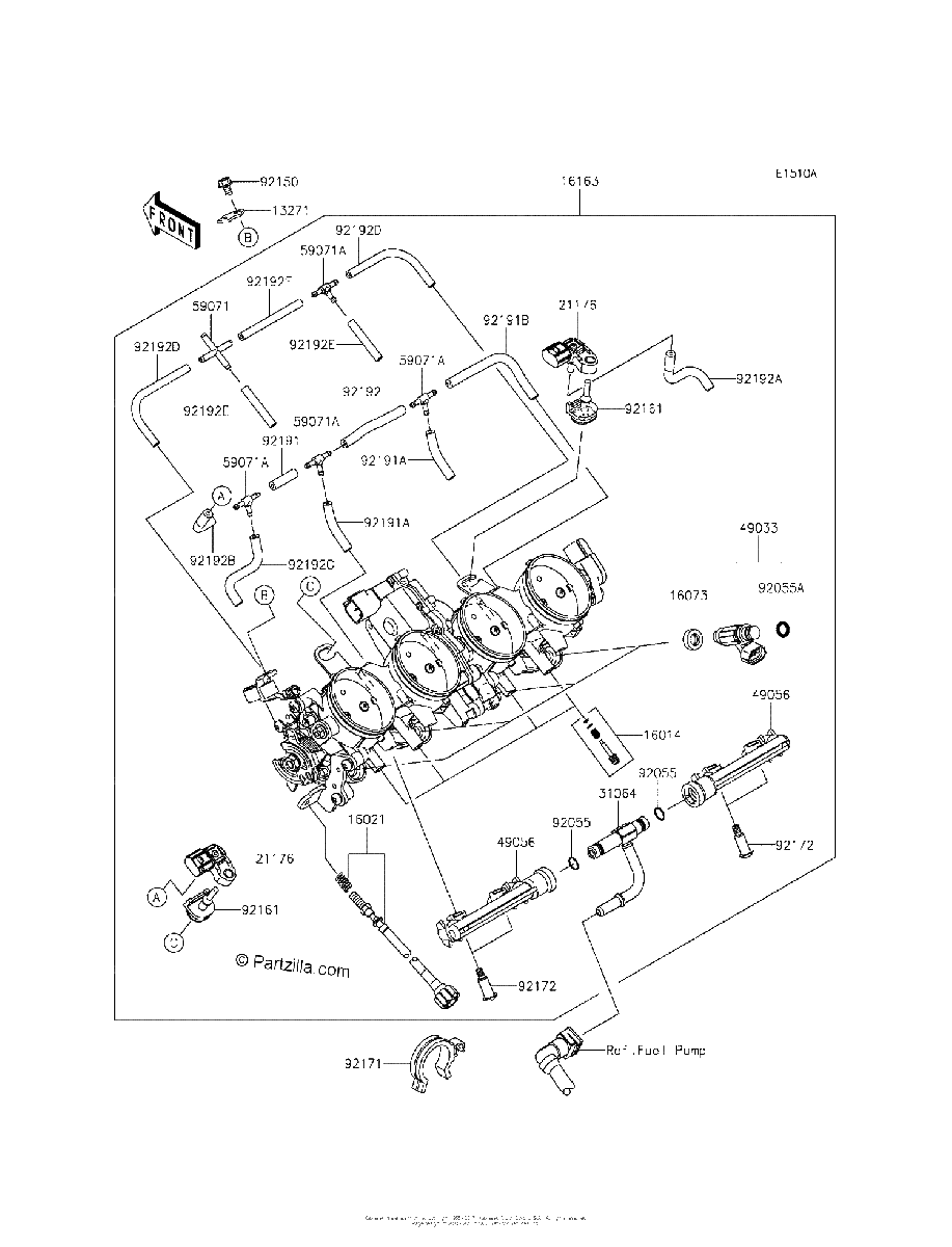 Diagrama de THROTTLE CA