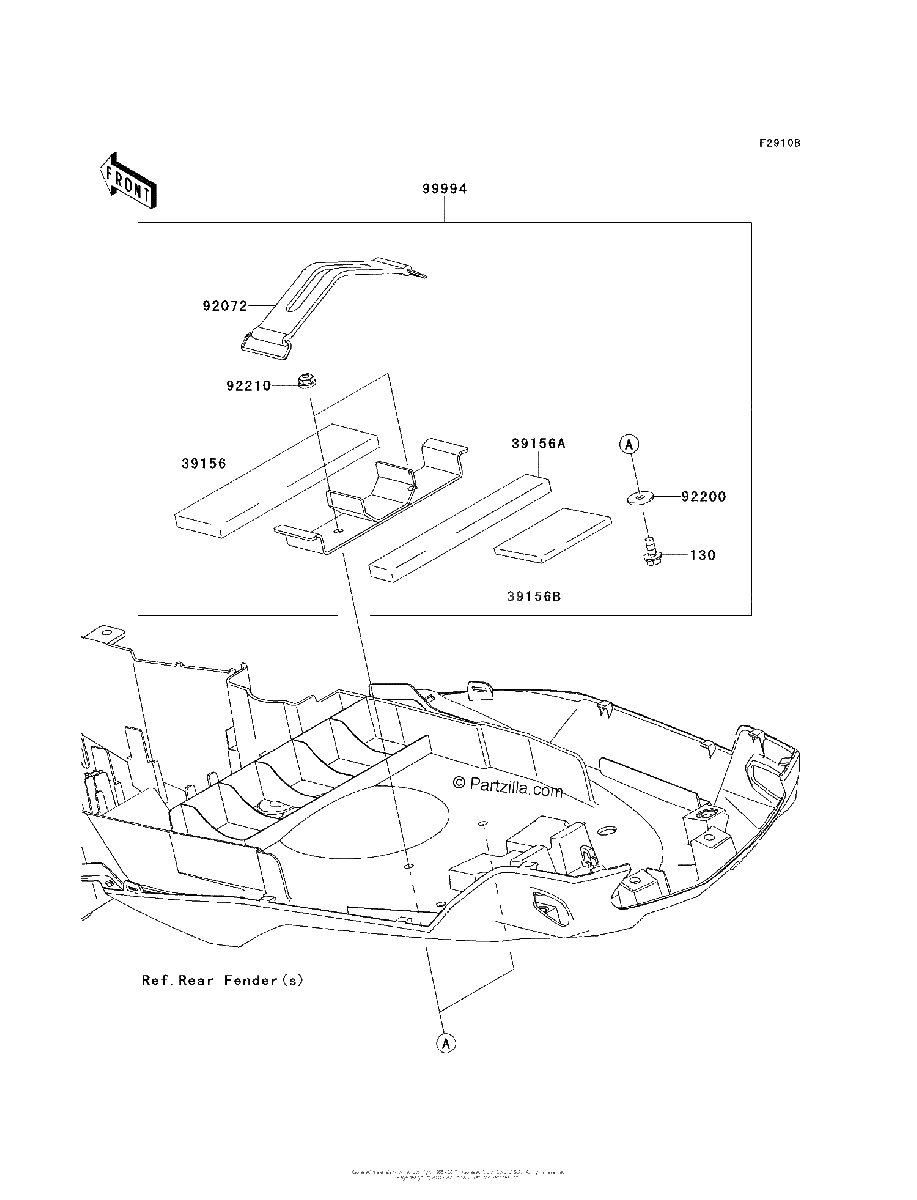 Diagrama de ACCESSORY U LOCK BRACKET
