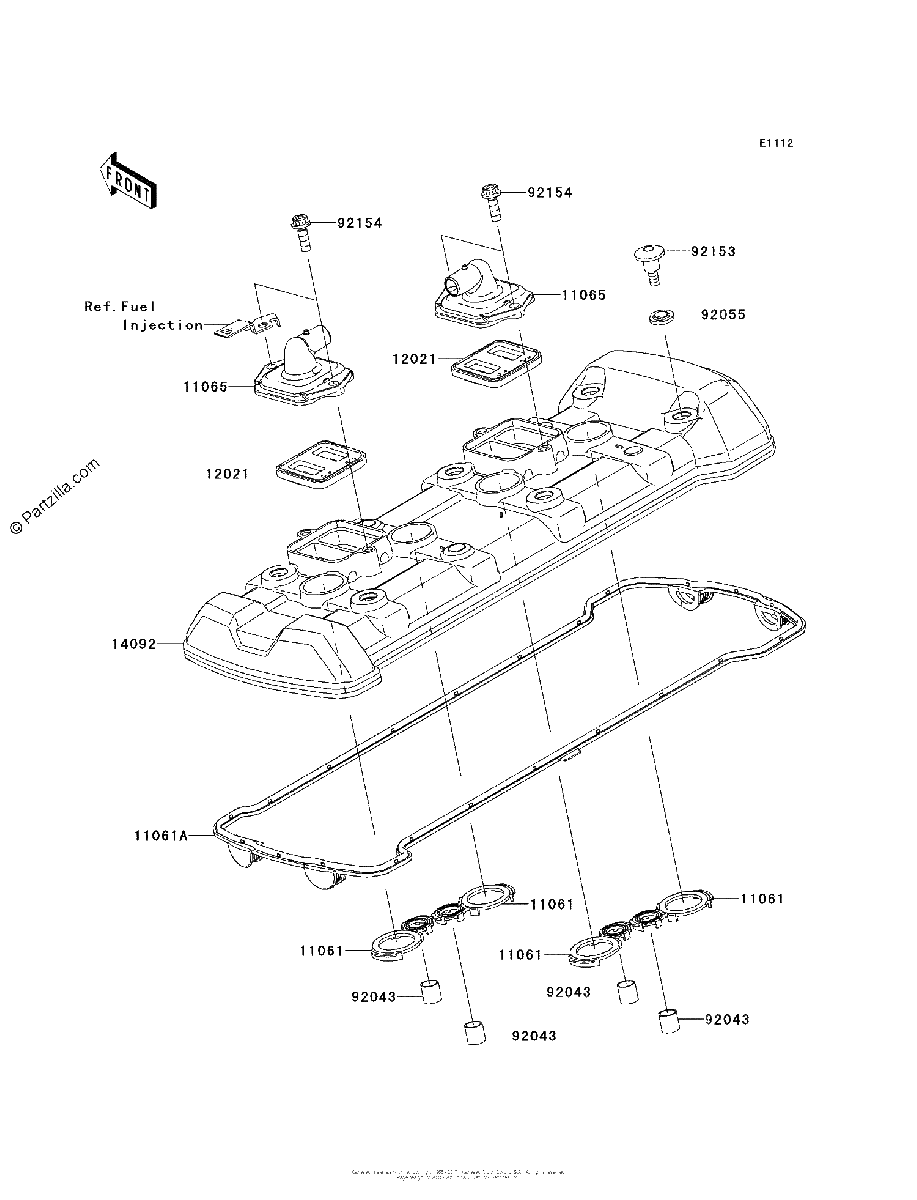 Diagrama de CYLINDER HEAD COVER
