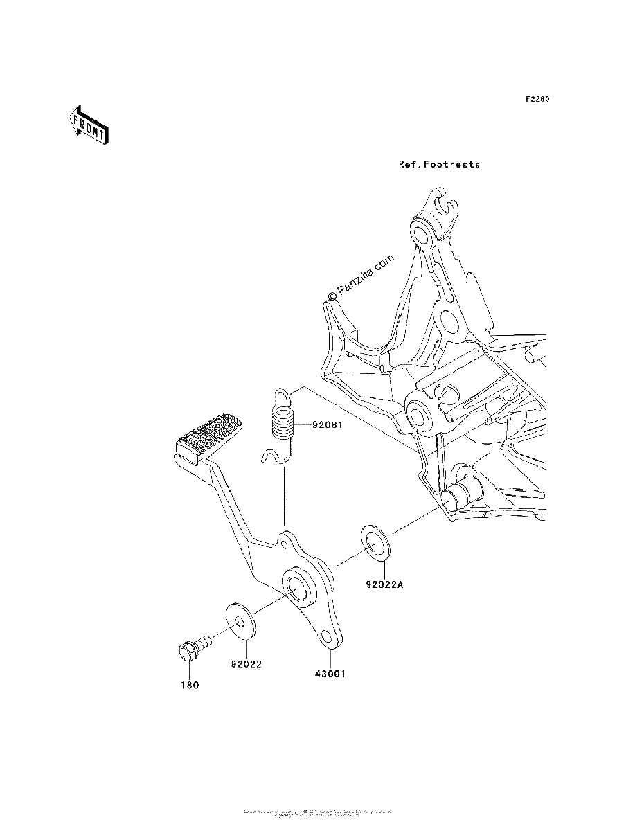 Diagrama de BRAKE PEDAL