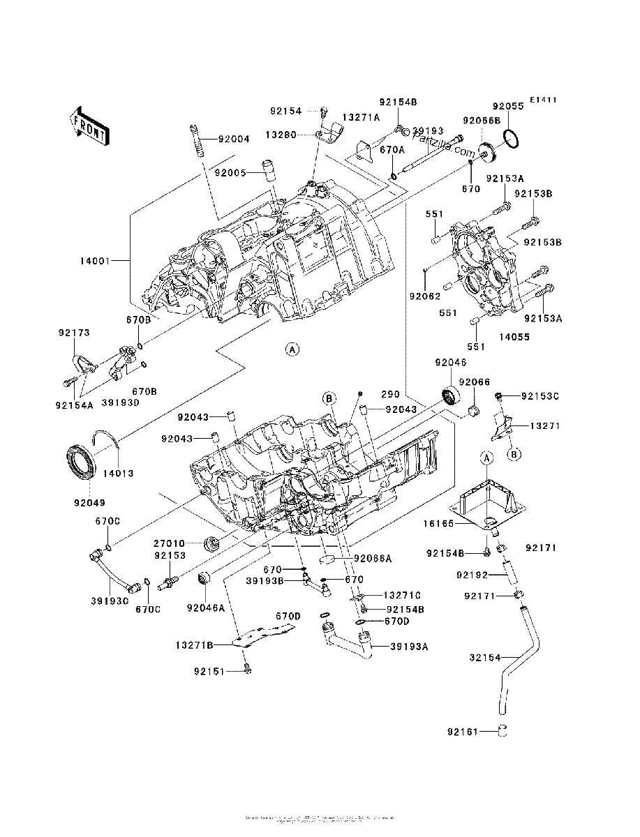 Diagrama de CRANKCASE