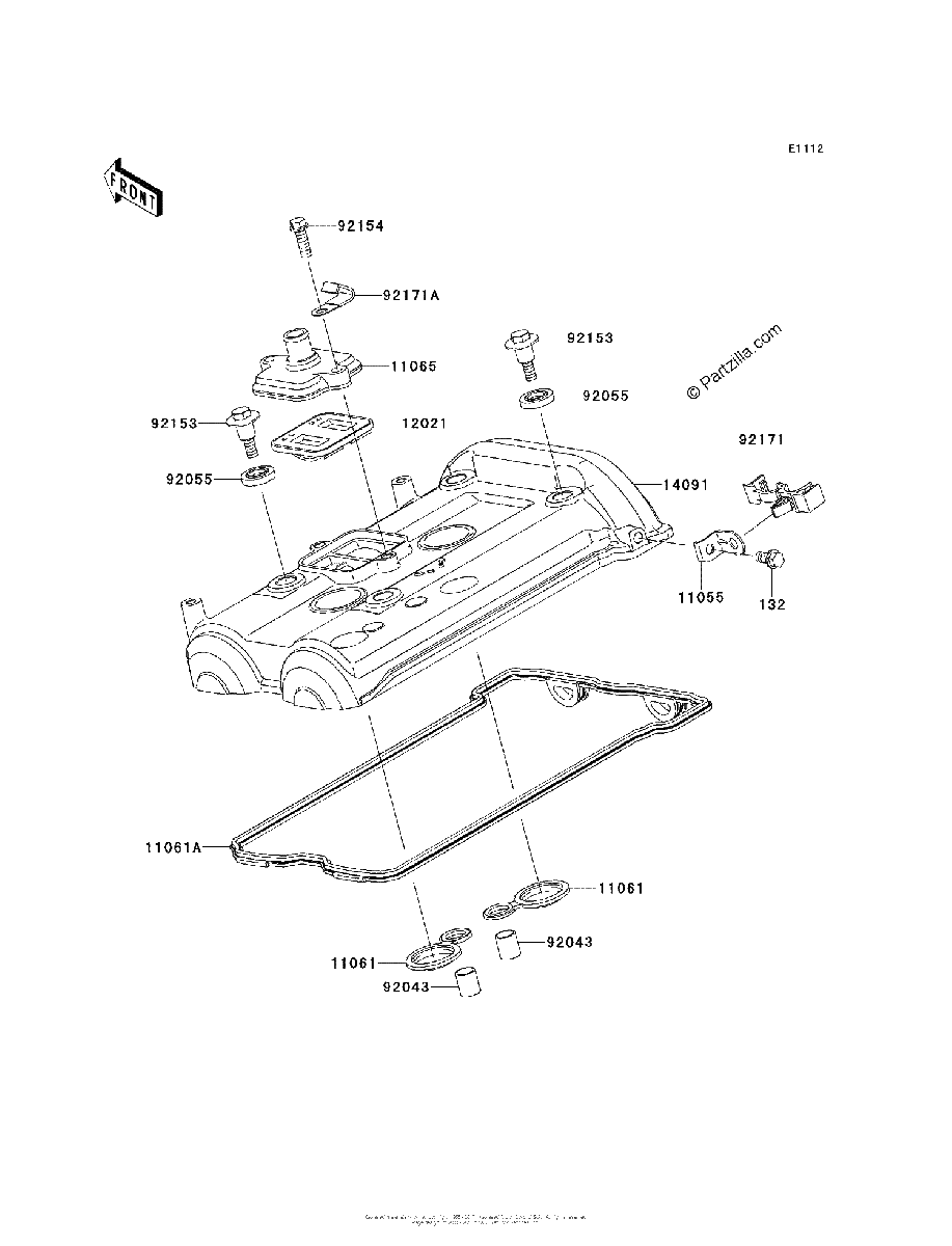 Diagrama de CYLINDER HEAD COVER