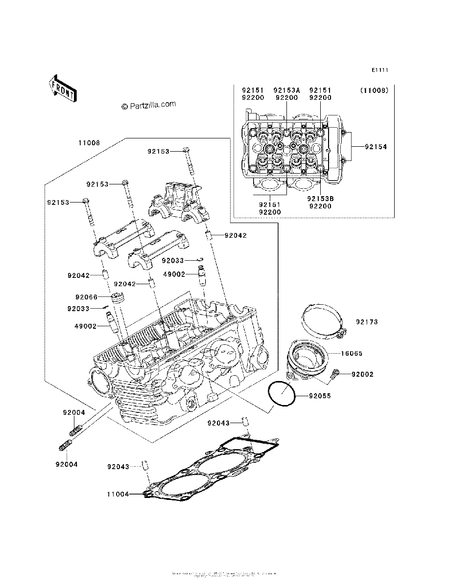 Diagrama de CYLINDER HEAD