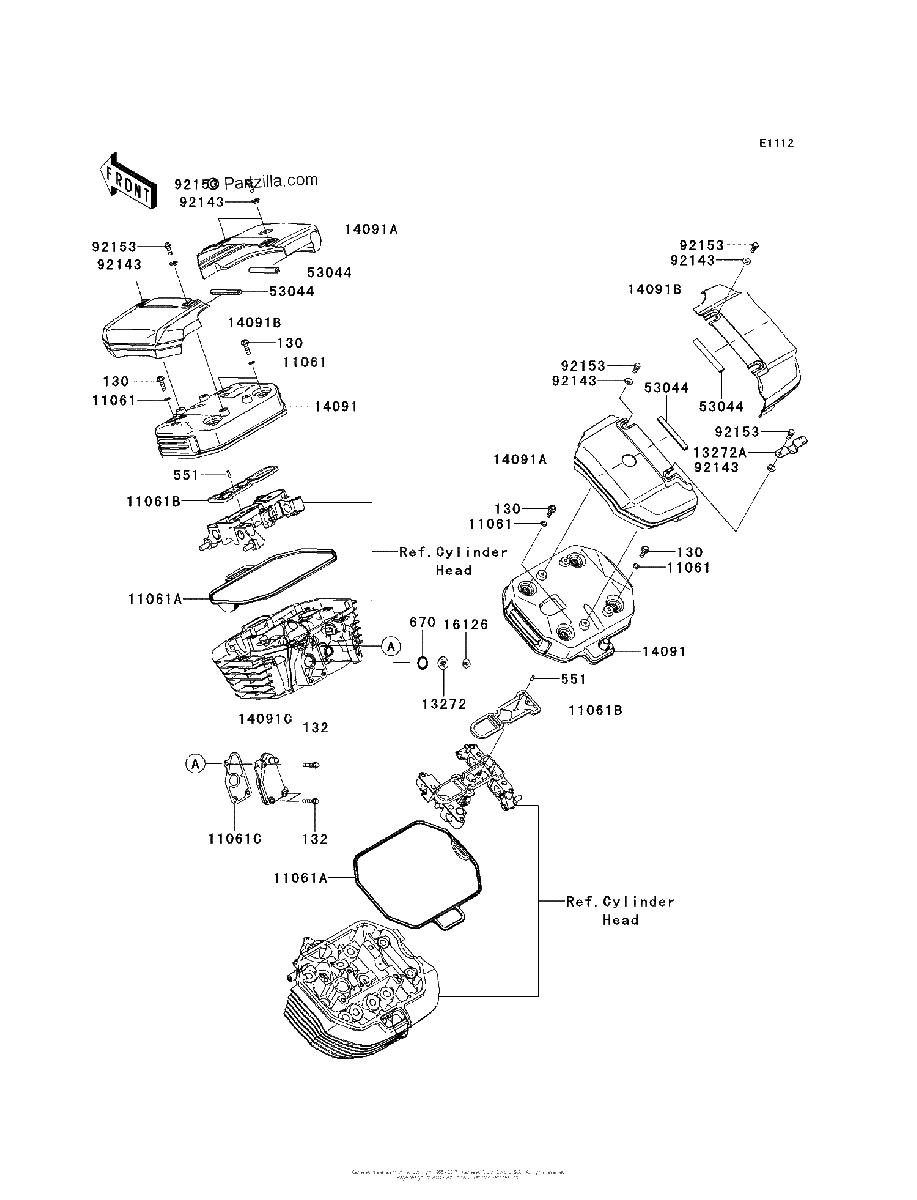 Diagrama de CYLINDER HEAD COVER