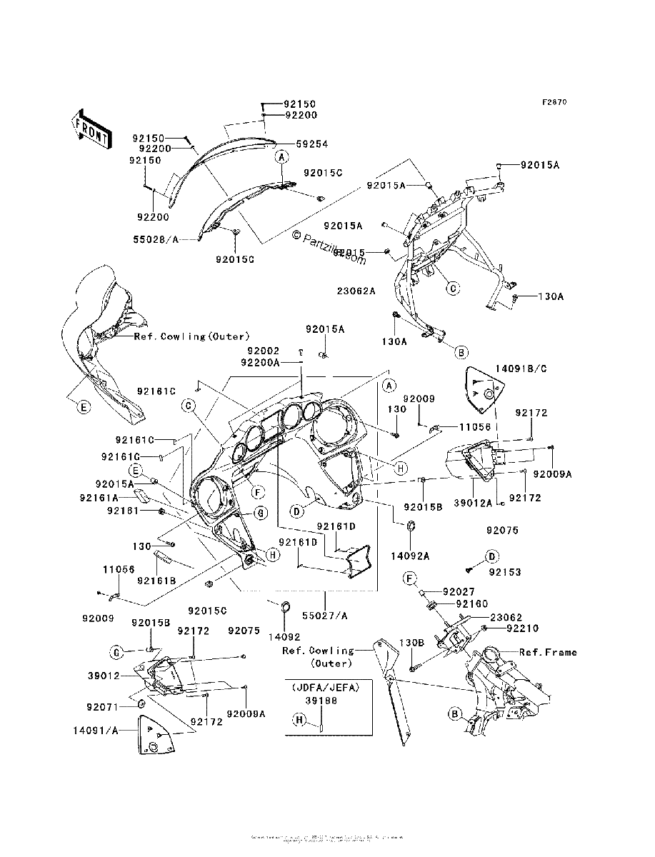 Diagrama de COWLING INNER