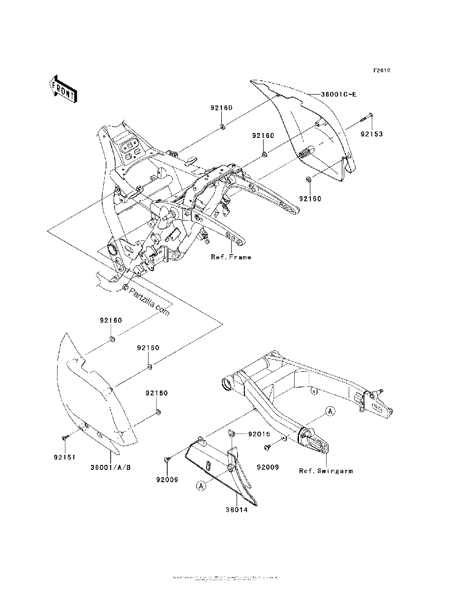 Diagrama de SIDE COVERS CHAIN COVER